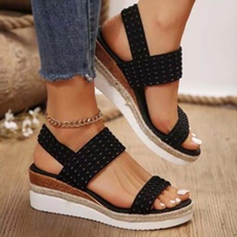 Levoire | Sandales Plates D'Été Confortables Avec Talon En Coin Pour Femmes