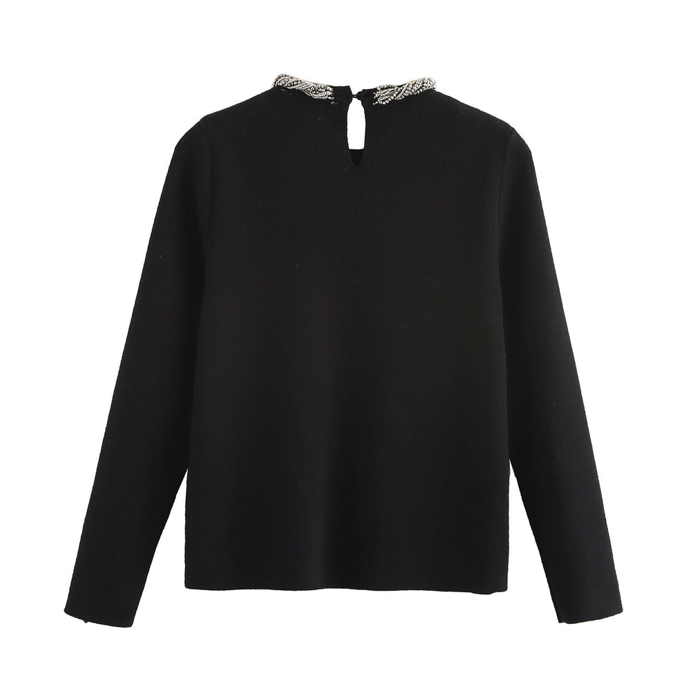 Levoire | Mode Pull en maille Haut Col Décor