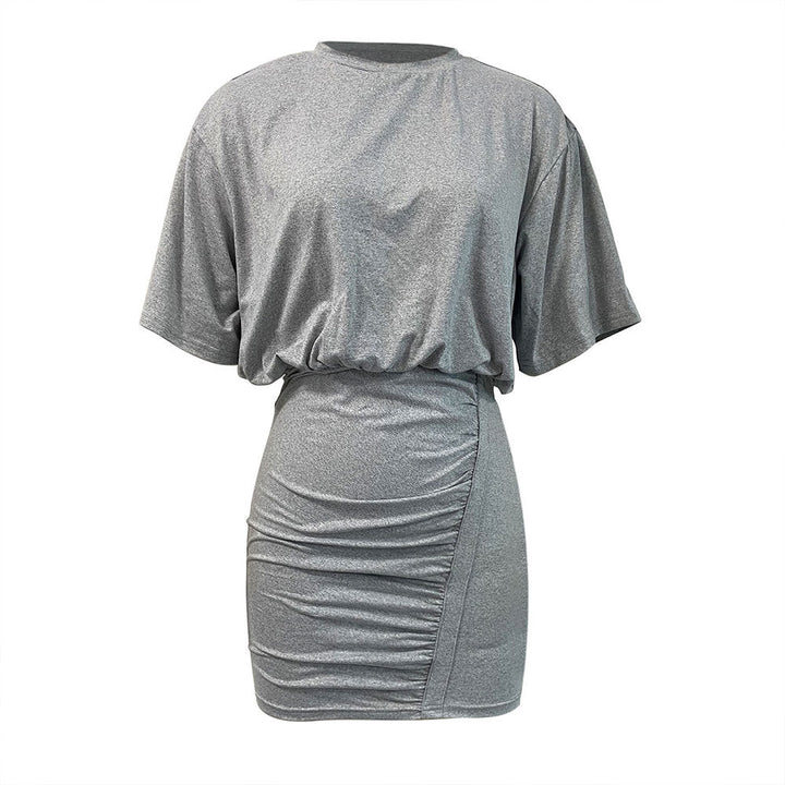 Robe courte femme avec détail en volants et haut décontracté Levoire
