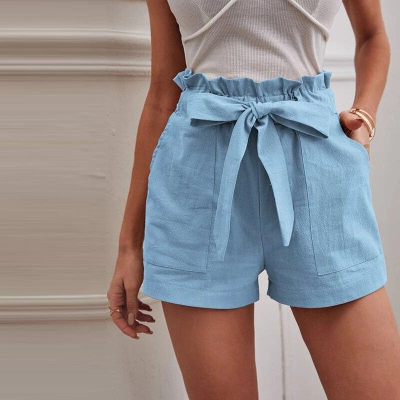 Levoire | Bermudes Décontractées Pour Femmes Bleu ciel