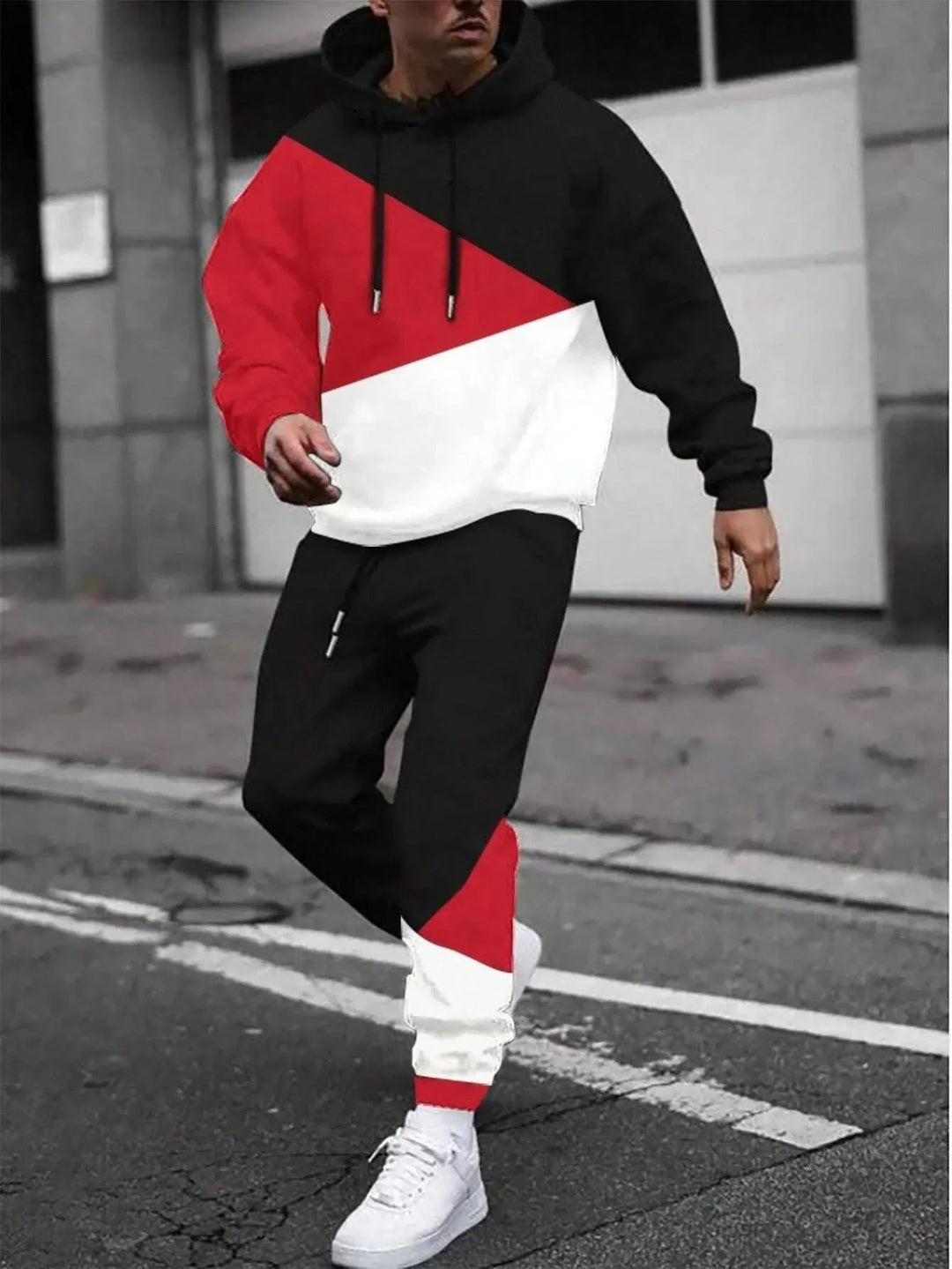 Levoire | Tenue de sport large et polyvalente à rayures G50Z91