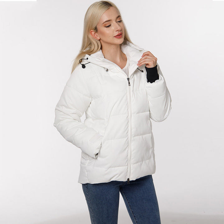Veste d'hiver matelassée pour femmes avec un matériau extérieur déperlant et une doublure douce Levoire