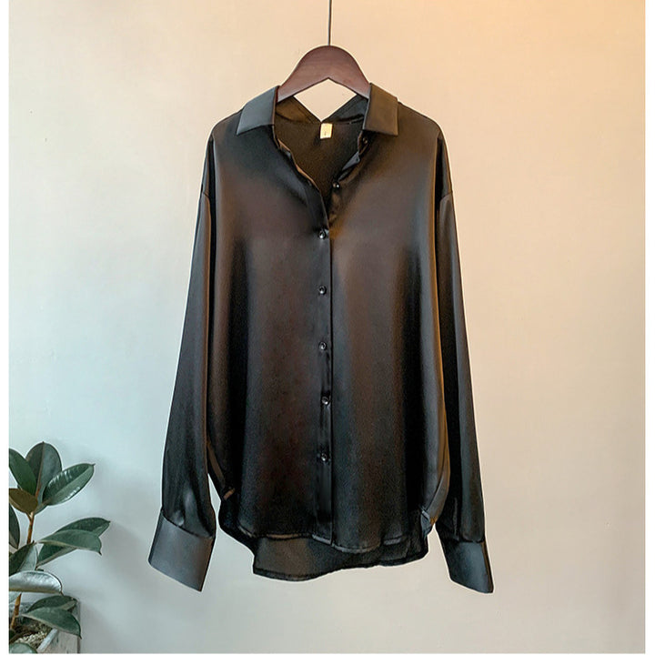 Blouse élégante pour femmes en satin de haute qualité Levoire