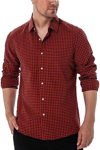 Levoire | Chemise Carreaux Manches Longues Homme
