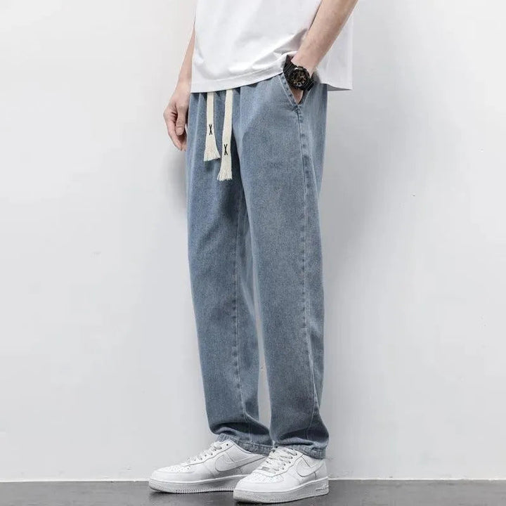 Levoire | Jeans pour hommes à jambes larges pour l'été Vastus 040 Bleu clair