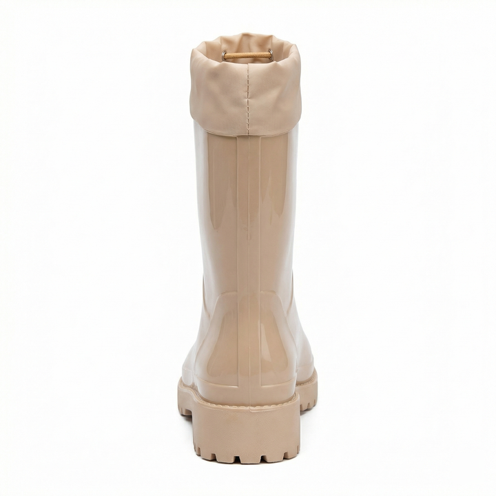 Femmes Bottes en caoutchouc de haute qualité et stylées avec système de lacets réglable Avriane