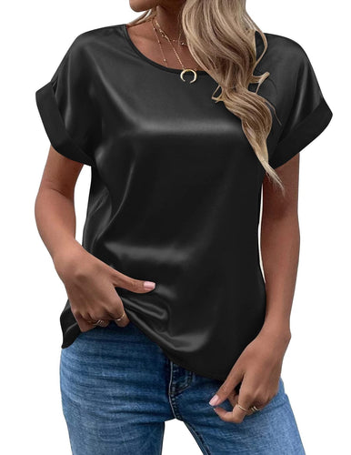 Levoire | Chic Été Satin T-shirt Direct