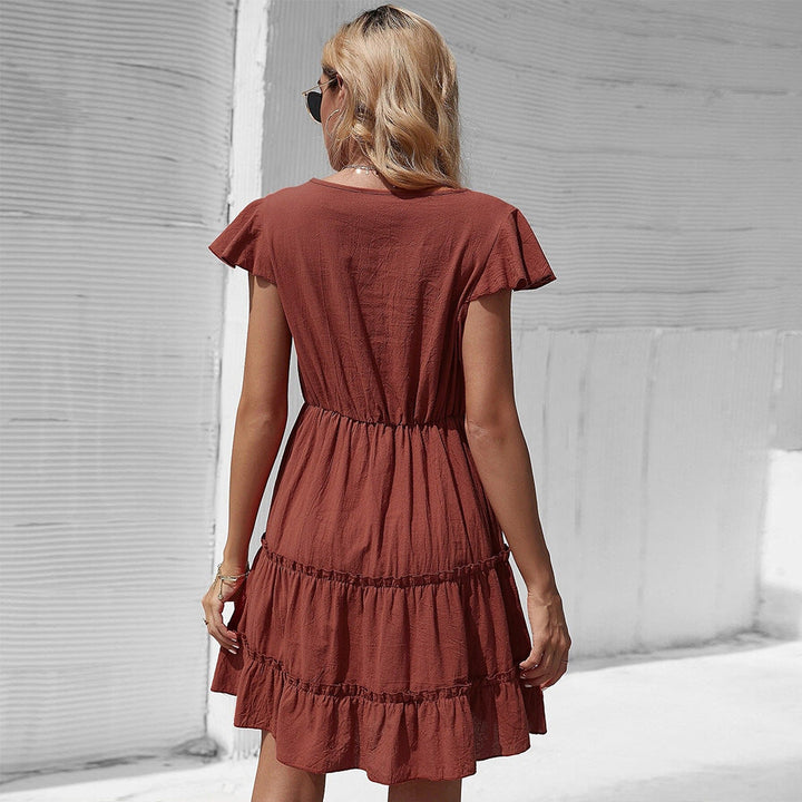 Levoire | Robe taille élégante rouge