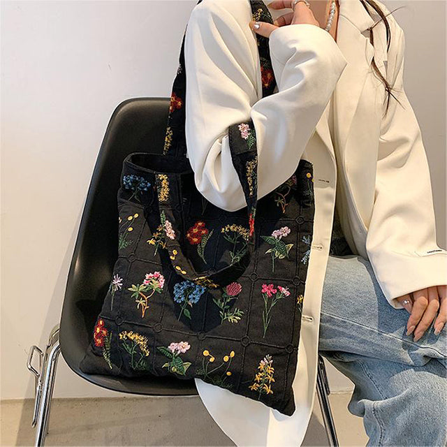 Levoire | Sac Avec Fleurs Brodées