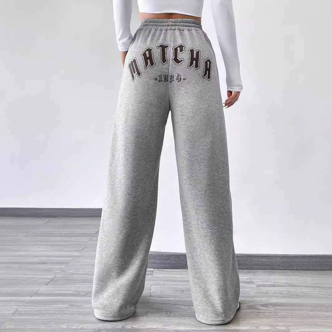 Pantalons de loisirs amples pour femmes avec taille élastique et poches latérales pratiques Levoire