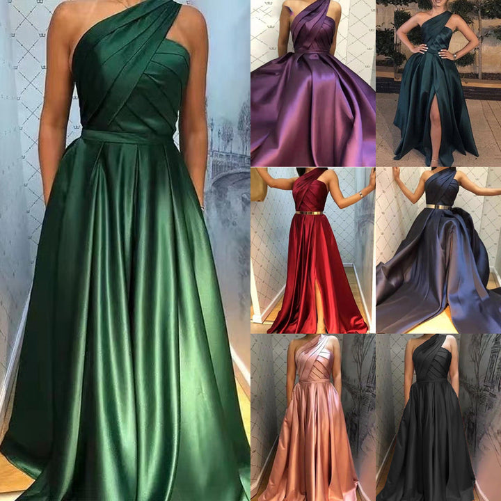 Levoire | Robe de soirée minimaliste à une épaule élégante