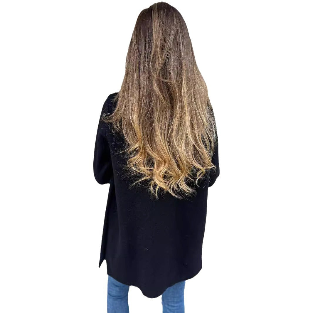 Veste bouclée élégante pour femmes avec double boutonnage Levoire