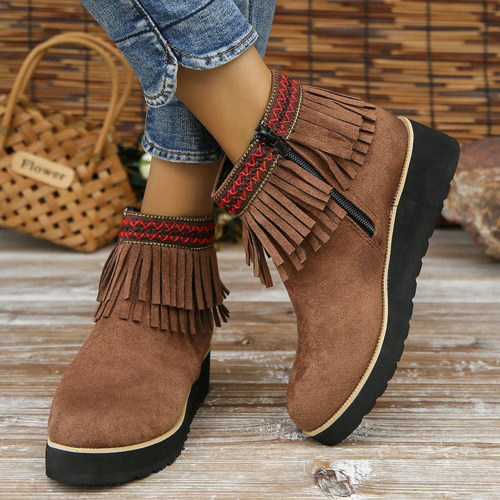 Levoire | À Franges Vintage Marron