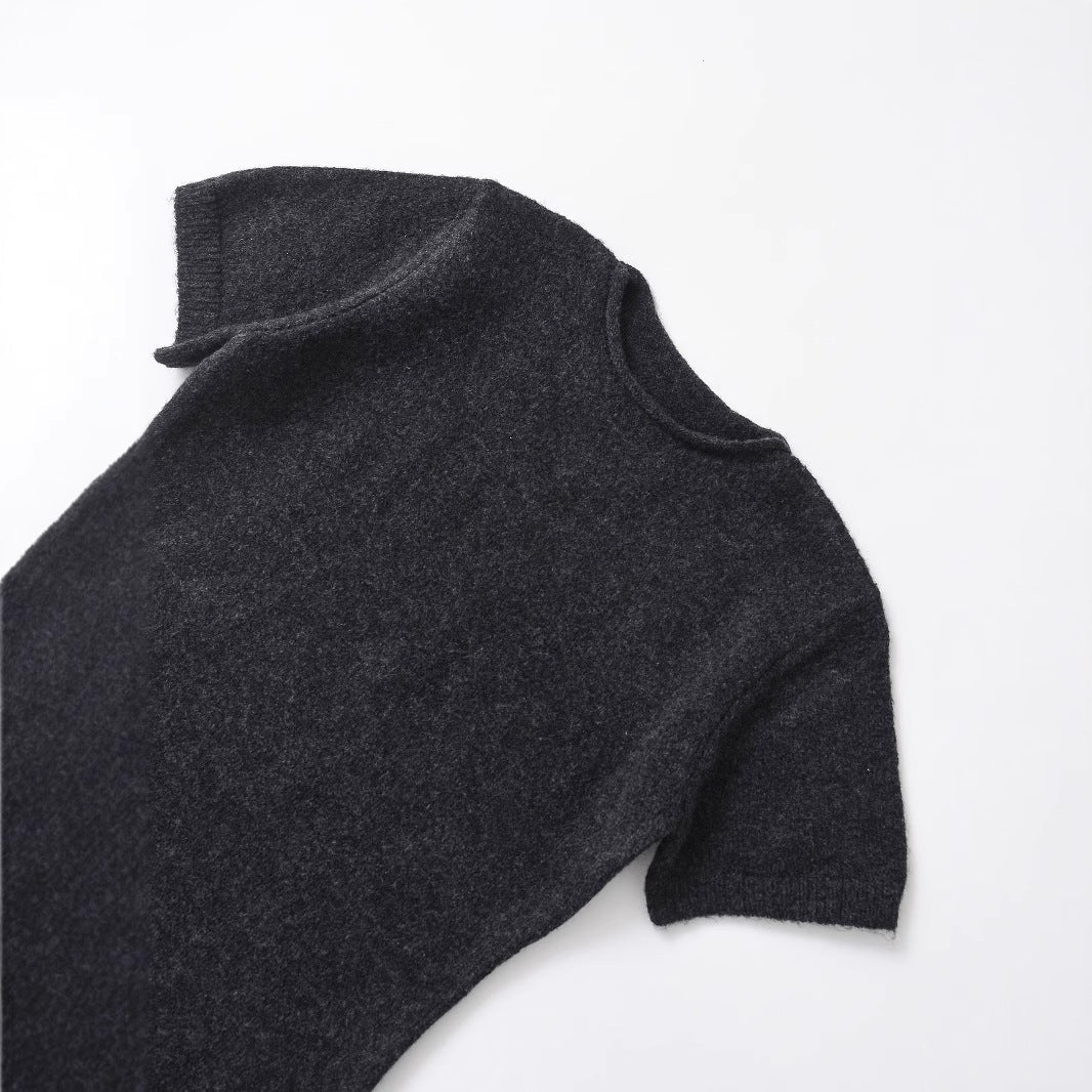 Levoire | Mignon pull d printemps à manches courtes robe