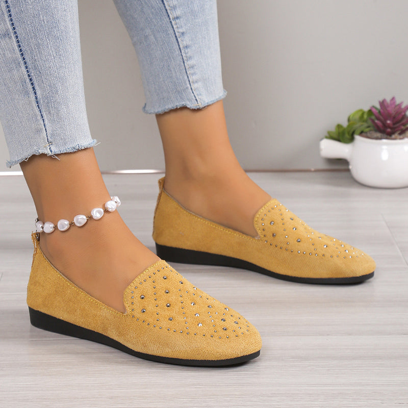 Levoire | Mules Plates Luxueuses Avec Détails En Cristal Pour Femmes