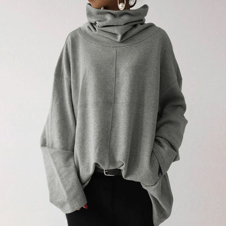 Levoire | Pull En Tricot Décontracté À Manches Longues Avec Poches Gris