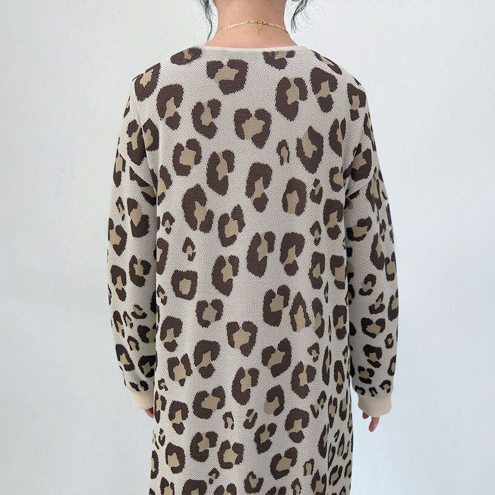 Gilet pour femmes avec motif léopard et poches pratiques Levoire