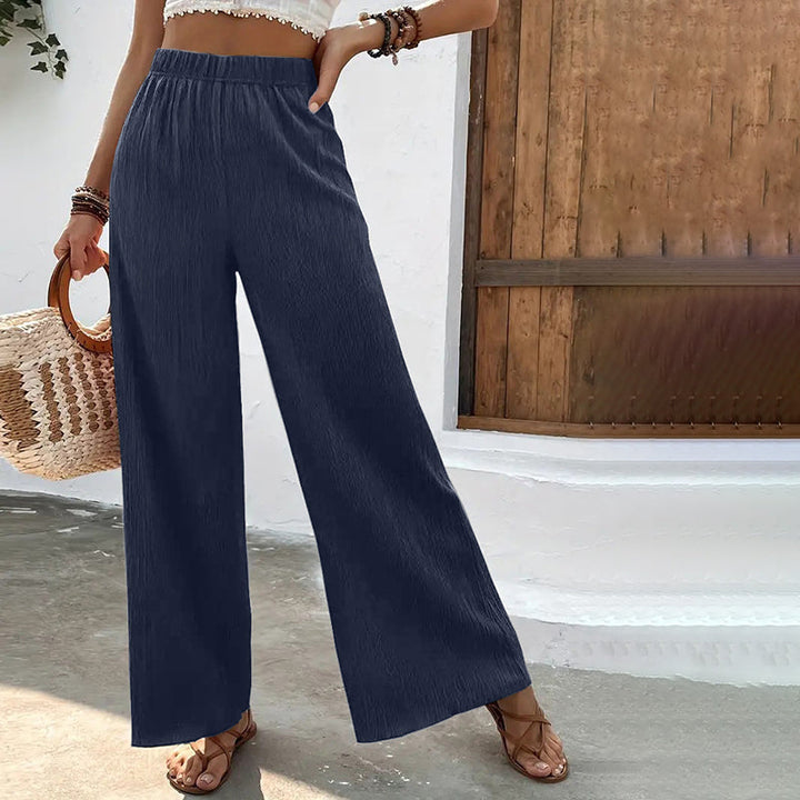 Levoire | Pantalon D'Été Élégant Et Léger Pour Femmes Avec Jambe Évasée