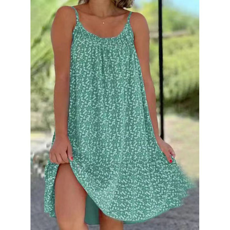 Levoire | Élégant, spacieux, jupe en fleur Vert
