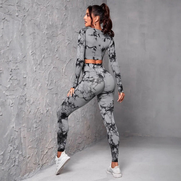 Levoire | Ensemble de fitness pour femmes : Confort et style pour un entraînement optimal Helle Gris