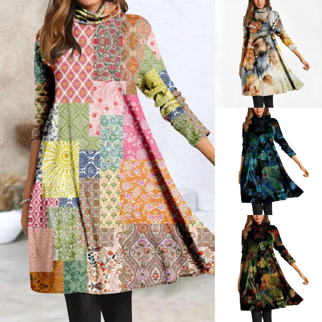 Levoire | Chic Fashion Col Roulé Robe Longue