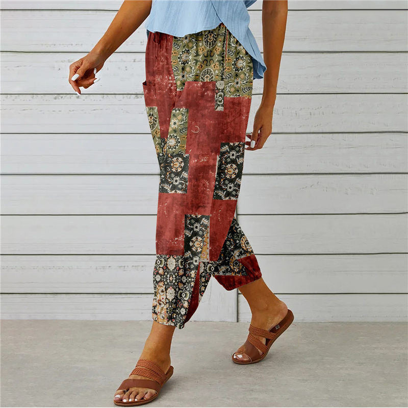 Levoire | Pantalon Imprimé Vintage
