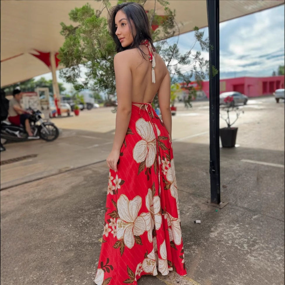 Levoire | Robe longue élégante avec large ourlet
