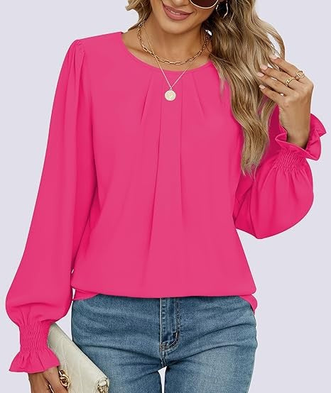 Blouse élégante pour dames avec manches bouffantes Levoire