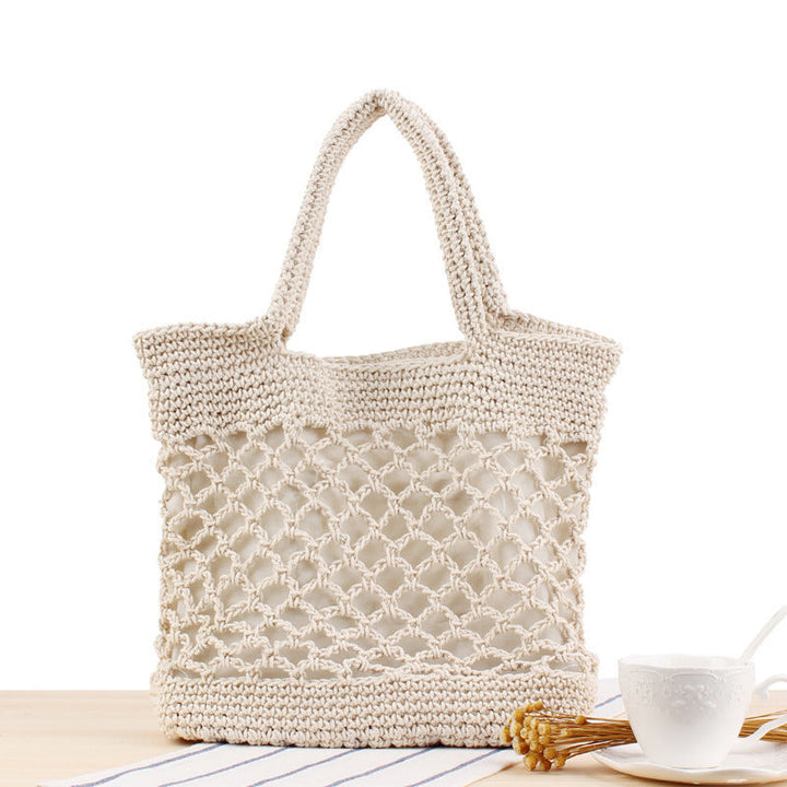 Levoire | Sac En Paille Uni Beige