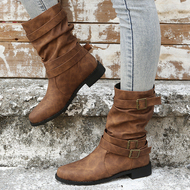 Levoire | Bottes Demi-Jambes De Cueillette De Vin Soljella Pour Femmes Braun