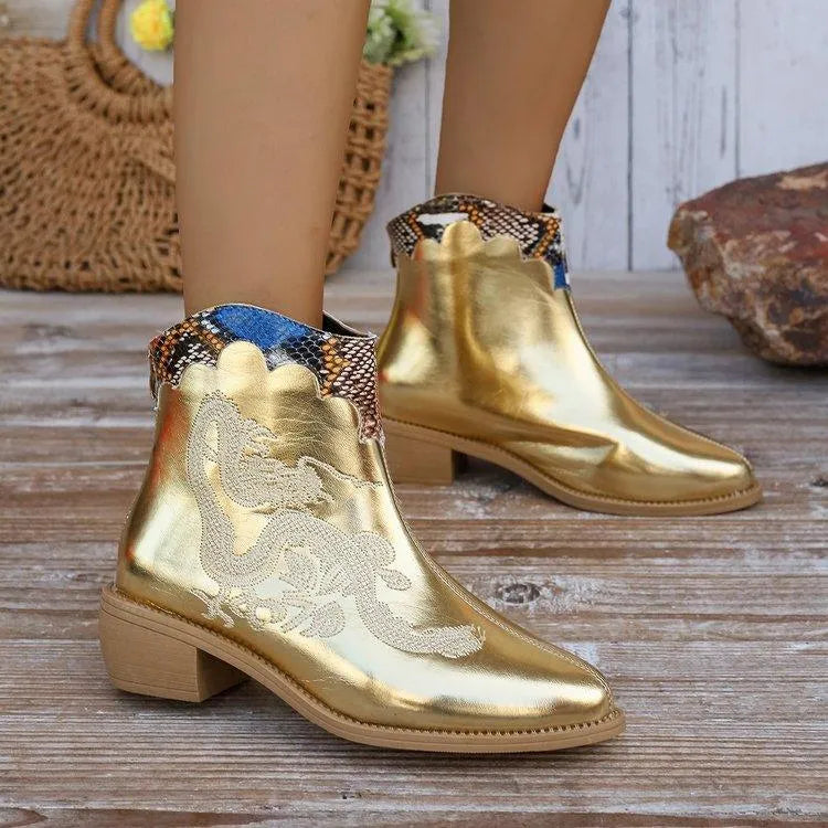 Levoire | Bottes hautes avec talon en boîte