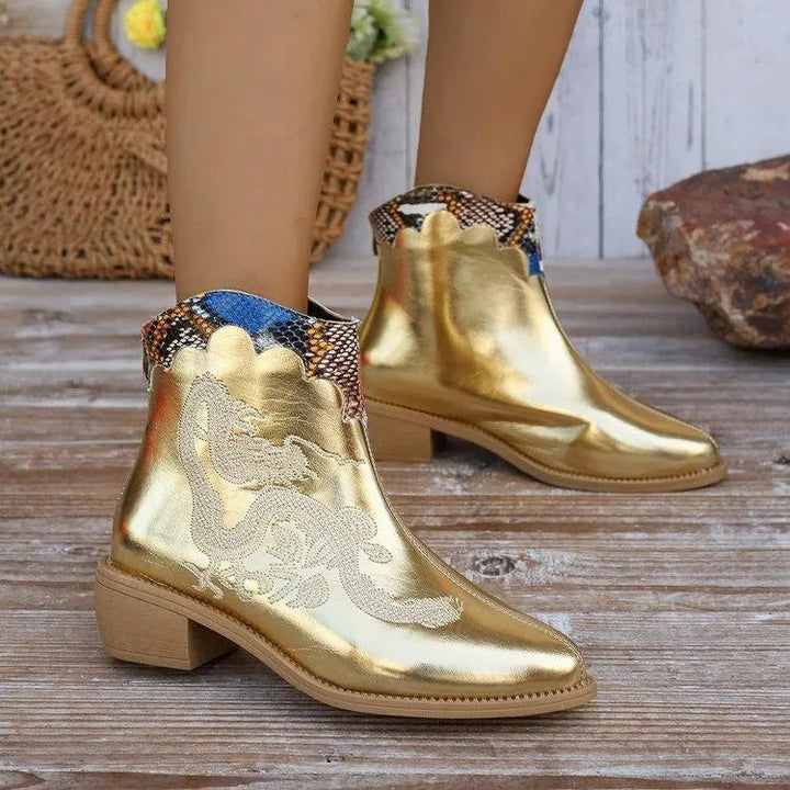 Levoire | Bottes hautes avec talon en boîte