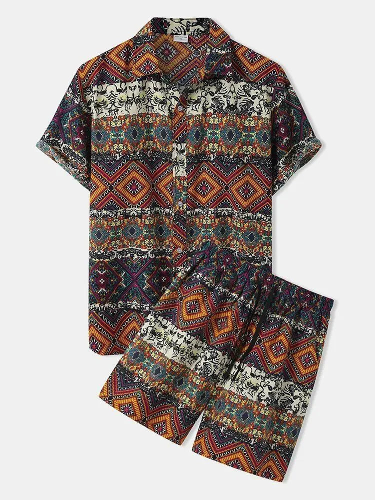 Levoire | Ensemble complet pour homme avec chemise à manches courtes