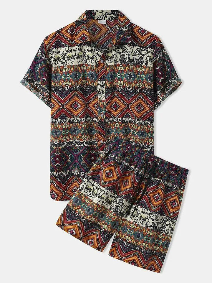 Levoire | Ensemble complet pour homme avec chemise à manches courtes