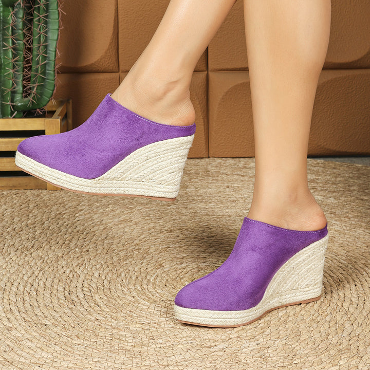 Levoire | Escarpins À Talons Espadrilles À Dos Ouvert Confortables