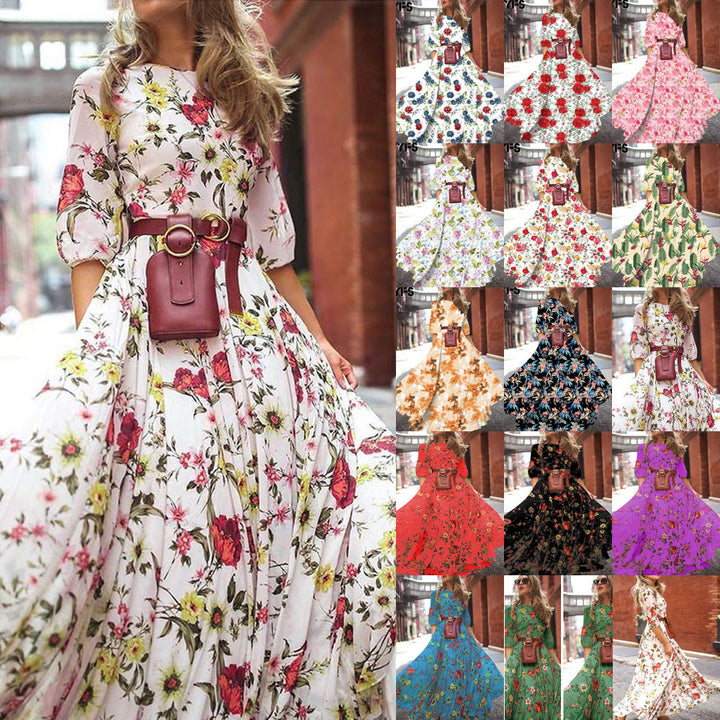 Levoire | Dress décontracté lumineux de vacances longue