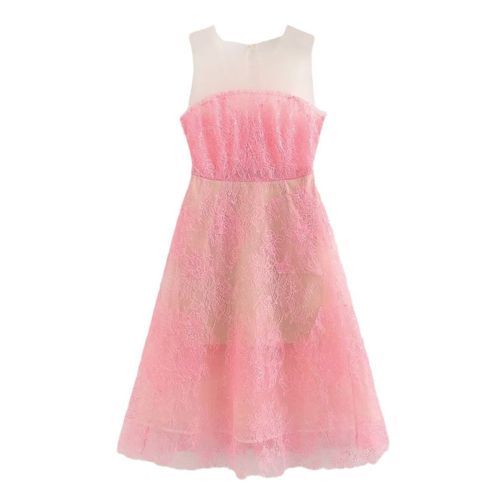 Levoire | Élégant et sophistiqué Nouvelle Maxi Robe de Printemps Rosa