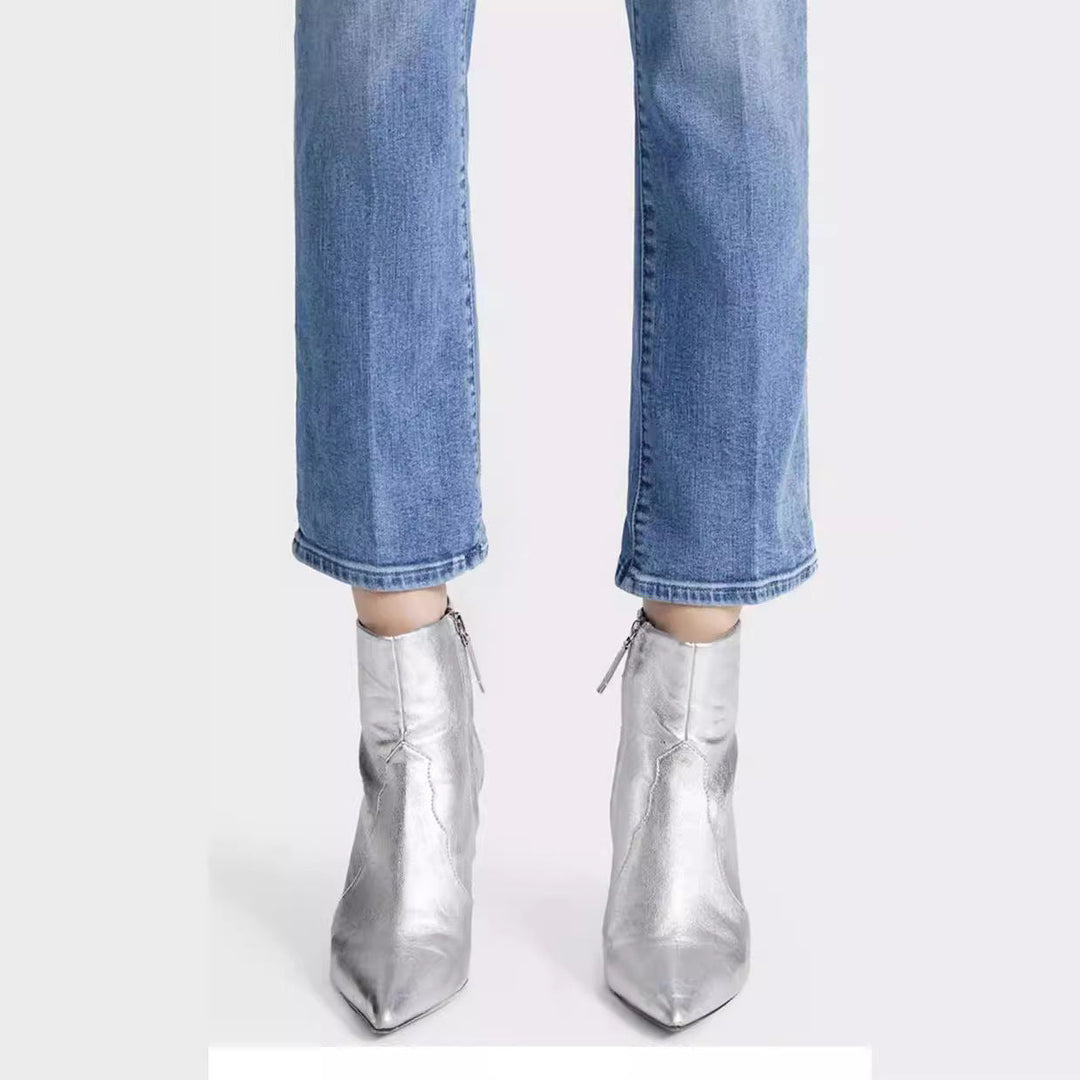 Levoire | Jean Droit Court Taille Haute
