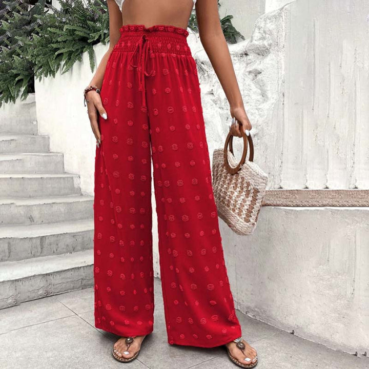 Levoire | Pantalons D'Été Légers Pour Femmes Avec Jambes Larges Rot