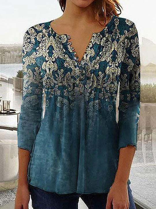 Levoire | Blouse Imprimée Avec Décolleté Élément 9