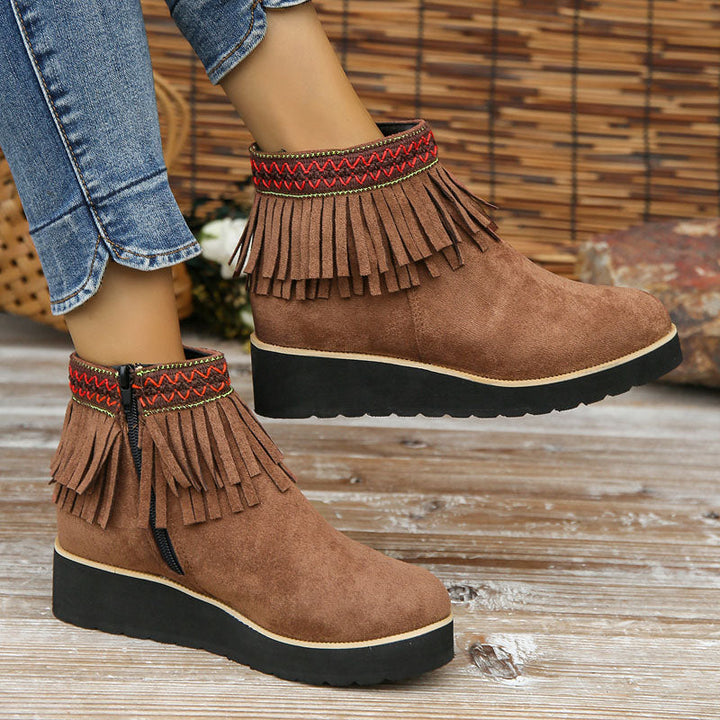 Levoire | Bottines À Franges Hiver