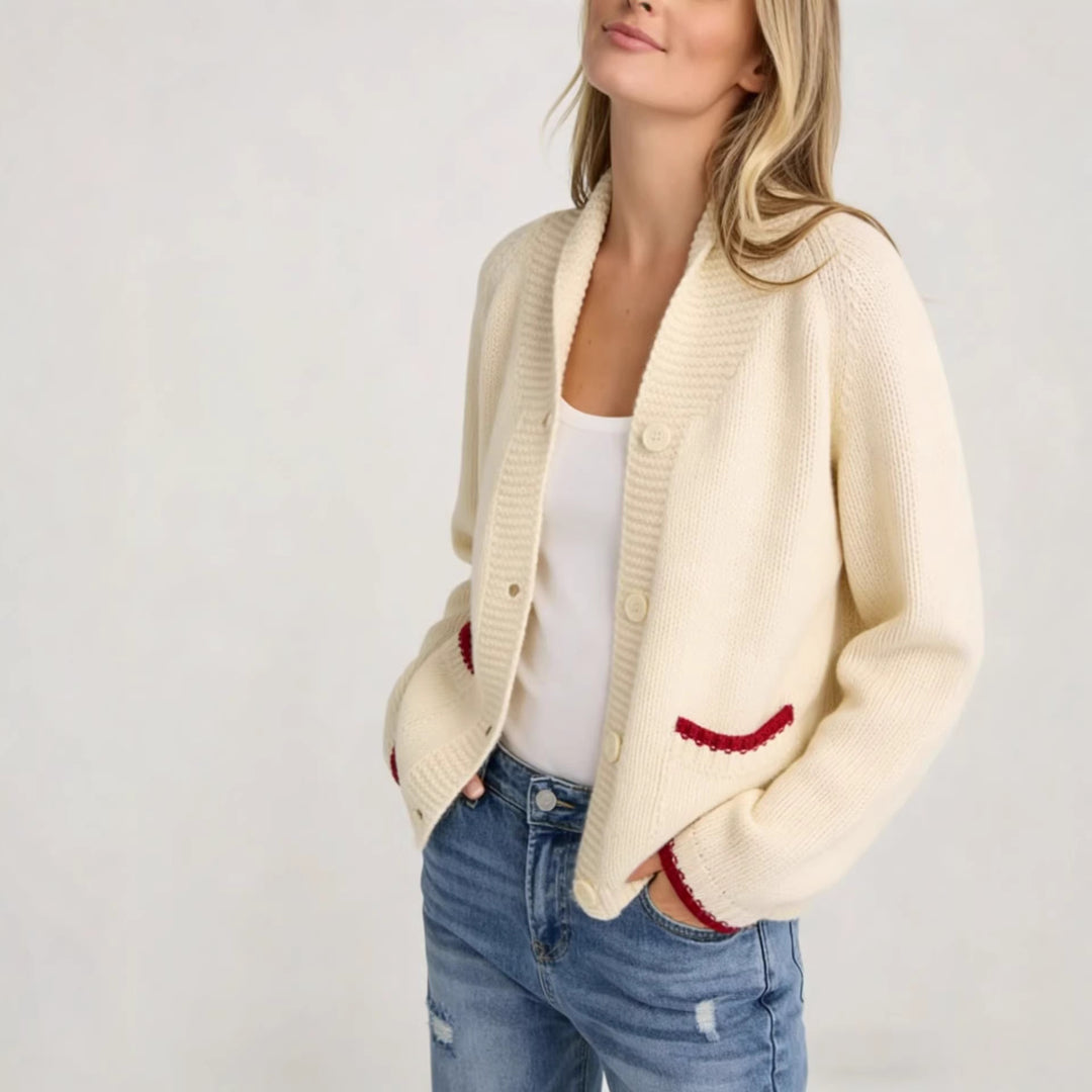 Cardigan pour femmes avec motif de crabe créatif Levoire