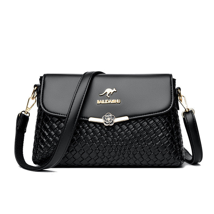 Levoire | Sac À Épaule Tissé Noir