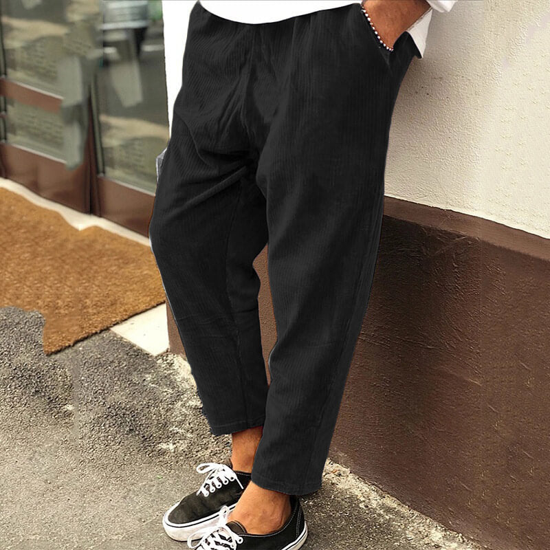 Levoire | Pantalons De Détente Pour Hommes Noir