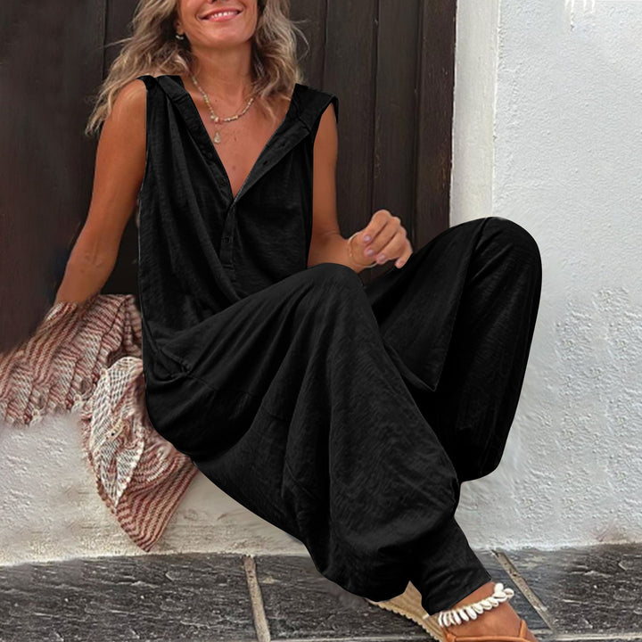Levoire | Combinaison Sans Manches Confortable Pour Femmes Noir
