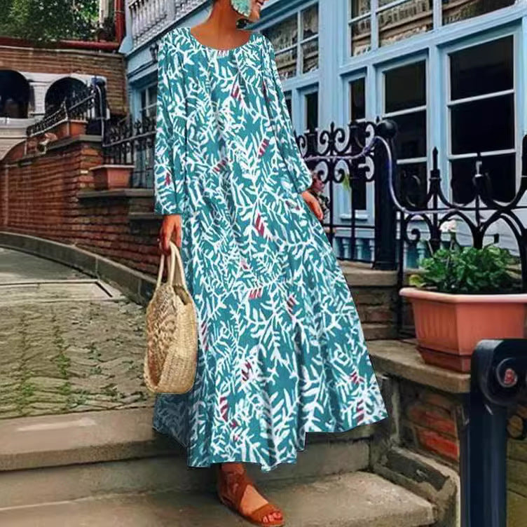Levoire | Rento Longue Manche Robe Maxi Fluid