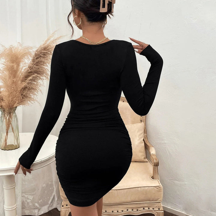 Levoire | Robe mignonne Pittineule Sexy Robe à manches longues