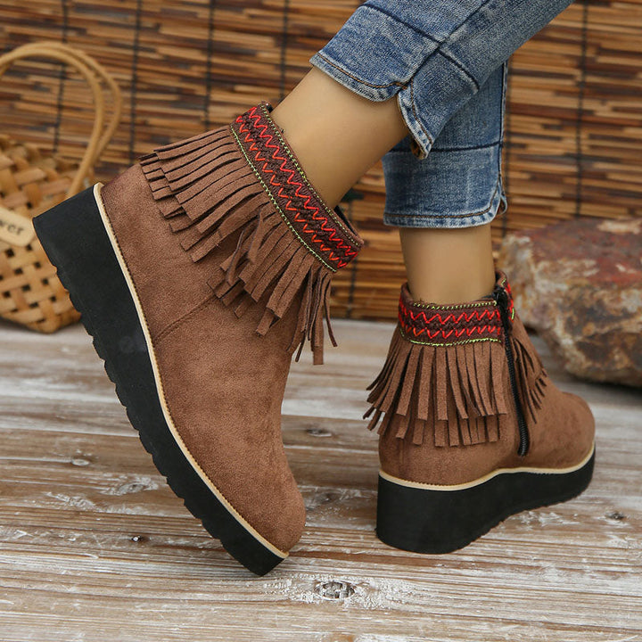 Levoire | Bottines À Franges Hiver