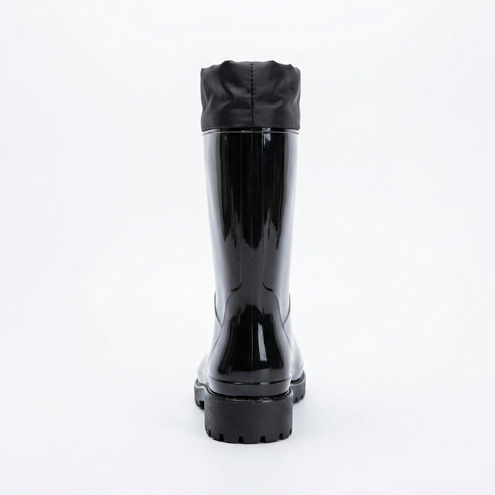 Femmes Bottes en caoutchouc de haute qualité et stylées avec système de lacets réglable Avriane