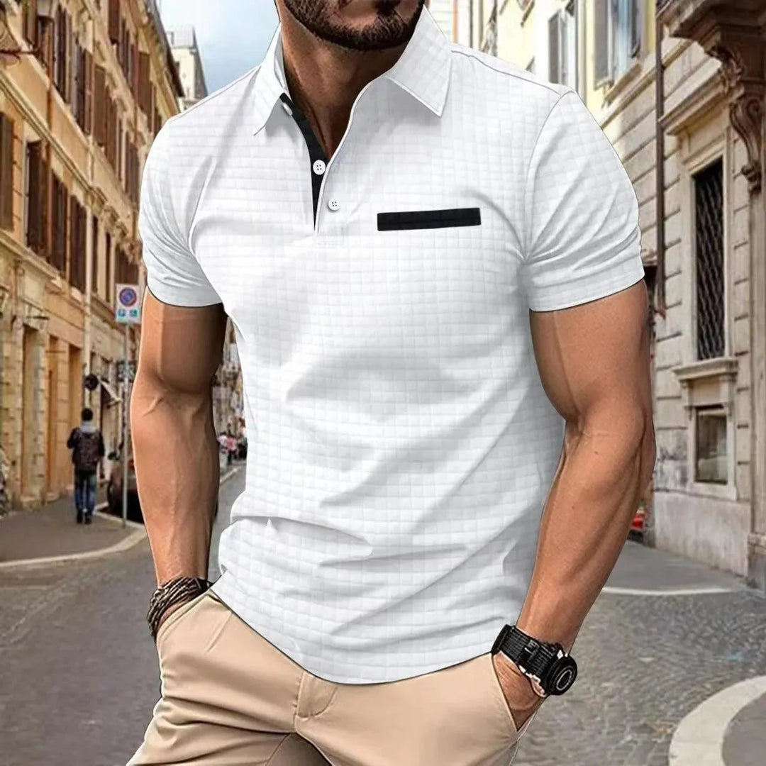 Levoire | Polo pour homme à boutons Blanc